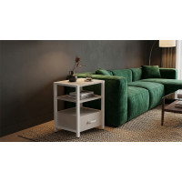 Тумба универсальная Ferrum-decor Вивьен 1/1 50x41x40 белый ДСП Кашемир 16мм (FRD-107812)