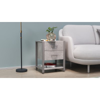 Тумба універсальна Ferrum-decor Вів'єн 2/1 50x41x40 сірий ДСП Бетон 16 мм (FRD-106932)