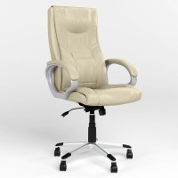 Крісло офісне поворотне Новий Стиль ELLY ANYFIX PL35 ECO-07 (Світло-бежевий) (NWS-126669)