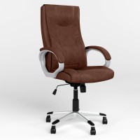 Крісло офісне поворотне Новий Стиль ELLY TILT PL35 P ECO-21 (Темно-коричневий) (NWS-126659)