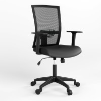 Крісло офісне поворотне Новий Стиль STILO SL PL64 P OH-5 ECO-30 (Чорний) (NWS-126859)