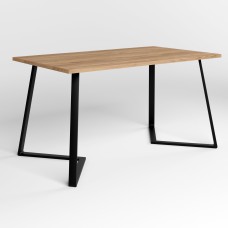Обідній стіл Новий Стиль FRIDAY BLACK (25) 1390х800 Дуб золотий (NWS-130948)