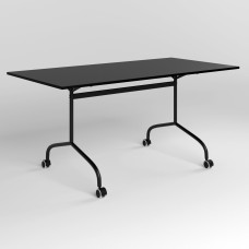 Обідній стіл Новий Стиль RUNN BLACK (18) 1600х800 Чорний (NWS-131728)