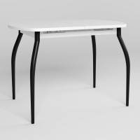 Обідній стіл Новий Стиль TALIO EXT BLACK (25) 1100/1420х700 Білий M (NWS-131808)