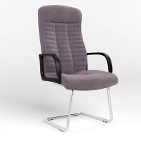 Конференційне крісло Новий Стиль BOSS KD CF CHROME SORO-65 (Фіолетовий) (NWS-125431)