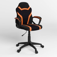 Дитяче поворотне Новий Стиль крісло FIXY GTP PL51 AB-04/ECO-72 (Чорний/Помаранчевий) (NWS-123791)