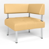 Крісло офісне кутове Новий Стиль OFFICE ECO-01 (Бежевий) (NWS-122802)