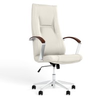 Крісло офісне поворотне Новий Стиль KING STEEL ANYFIX AL70 ECO-50 (Білий) (NWS-126423)