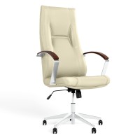 Кресло офисное поворотное Новый Стиль KING STEEL TILT AL70 ECO-07 (Светло-бежевый) (NWS-126413)