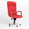 Крісло офісне поворотне Новий Стиль GERMES STEEL CHROME ECO-90 (Червоний) (NWS-126074)