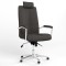 Крісло поворотне GRAND HR STEEL CHROME ANYFIX AL68 C-26 (Сірий) (NWS-126194)
