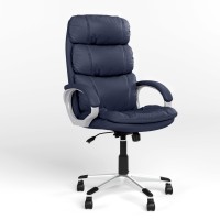 Кресло руководителя поворотное Новый Стиль DOLCE ANYFIX PL35 ECO-22 (Синий) (NWS-125755)