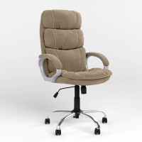 Кресло руководителя поворотное Новый Стиль DOLCE TILT CHR68 SORO-23 (Светло-бежевый) (NWS-125785)