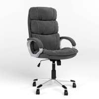 Кресло руководителя поворотное Новый Стиль DOLCE TILT PL35 SORO-95 (Темно-серый) (NWS-125815)