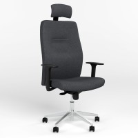 Крісло офісне поворотне Новий Стиль VISION R HR ST AL70 P CSE-13 (Темно-сірий) (NWS-127136)