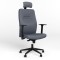 Крісло офісне поворотне Новий Стиль VISION R HR ST PL70 P CN-206 (Сірий) (NWS-127146)