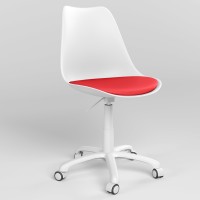 Крісло офісне поворотне Новий Стиль ASTI GTS (J) PW62 (BOX-1) K01 ECO-90 (Червоний) (NWS-132021)