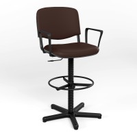 Кресло офисное поворотное ISO GTP RING BASE STOPKI PM64 V-3 (коричневый) (NWS-132051)