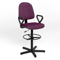 Кресло офисное поворотное Новый Стиль REGAL GTP NEW RING BASE STOPKI PM60 C-74 (Фиолетовый) (NWS-132101)