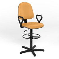 Крісло офісне поворотне Новий Стиль REGAL GTP NEW RING BASE STOPKI PM60 V-17 (Бежевий) (NWS-132111)