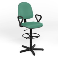 Кресло офисное поворотное Новый Стиль REGAL GTP NEW RING BASE STOPKI PM60 V-20 (Бирюзовый) (NWS-132121)