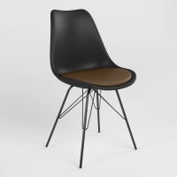 Стул обеденный Новый Стиль ASTI 4A BLACK (BOX-3) K02 ECO-35 (Кофе) (NWS-132352)