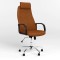 Стул поворотный DIPLOMAT KD HR TILT CHR68 ECO-13 (коричневый) (NWS-125688)