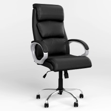 Крісло керівника поворотне Новий Стиль DELTA TILT CHR68 ECO-30 (Чорний) (NWS-125839)