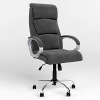 Крісло керівника поворотне Новий Стиль DELTA TILT CHR68 SORO-95 (Темно-сірий) (NWS-125889)