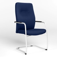 Кресло офисное Новый Стиль VISION CF ALU CN-210 (Темно-синий) (NWS-127159)