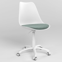 Крісло на роликах поворотне Новий Стиль ASTI SOFT GTS (J) PW62 (BOX-1) P SORO-34 (Ментол) (NWS-123200)