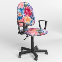 Детское кресло поворотное Новый Стиль FALCON GTP PM60 P SPR-11 (Светло-радужный) (NWS-123490)