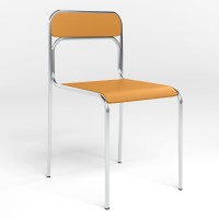 Стілець офісний Новий Стиль ASCONA CHROME V-17 (Бежевий) (NWS-127201)