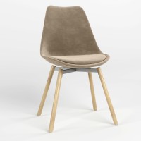 Стул обеденный Новый Стиль ASTI ALU SOFT WOOD (BOX-1) SORO-23 (Светло-бежевый) (NWS-127251)