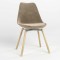 Стілець обідній Новий Стиль ASTI ALU SOFT WOOD (BOX-1) SORO-23 (Світло-бежевий) (NWS-127251)