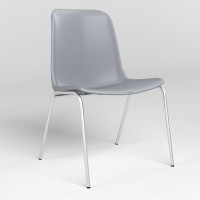 Стул офисный Новый Стиль BESTA NS ALU (BOX-2) BS-PEARL-GREY (Жемчужно-серый) (NWS-127381)