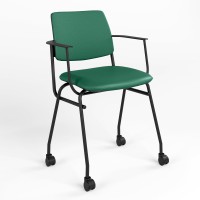 Стул офисный Новый Стиль ISIT ARM BLACK RMH (BOX-2) V-20 (Бирюзовый) (NWS-128041)
