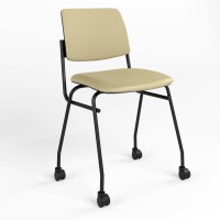 Стул офисный Новый Стиль ISIT BLACK RMH (BOX-2) V-18 (Кремовый) (NWS-128201)