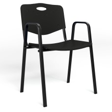 Стілець офісний Новий Стиль ISO PLAST BLACK К02 Чорний M (NWS-127701)