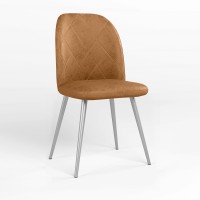 Стілець обідній Новий Стиль MILANA HN ALU (BOX-1) SMP ECO-13 (Коричневий) (NWS-128681)