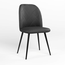 Стілець обідній Новий Стиль MILANA HN BLACK (BOX-1) LN ECO-30 (Чорний) (NWS-128751)