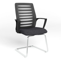 Конференционное кресло Новый Стиль WEBSTAR CF CHROME-BLACK OH-14/C-38 (Серый/Антрацит) (NWS-129911)