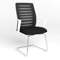 Конференц-крісло Новий Стиль WEBSTAR CF CHROME-WHITE OH-5 C-11 (Чорний) (NWS-129921)