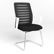 Конференц-крісло Новий Стиль WEBSTAR CF CHROME-WHITE OH-5 C-11 (Чорний) (NWS-129921)