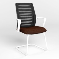 Конференционное кресло Новый Стиль WEBSTAR CF WHITE OH-5 C-24 (коричневый) (NWS-129941)