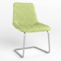 Обеденный стул Новый Стиль NICOLE CF ALU (BOX-1) SQR ECO-45 (фисташковой) (NWS-121573)