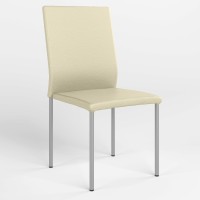 Обеденный стул Новый Стиль NIK ALU (BOX-4) ECO-07 (Светло-бежевый) (NWS-121683)