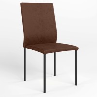 Обеденный стул Новый Стиль NIK BLACK (BOX-1) ECO-21 (Темно-коричневый) (NWS-121713)