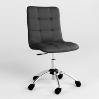 Кресло на роликах поворотное Новый Стиль MALTA GTS CHROME ECO-30 (Черный) (NWS-124344)