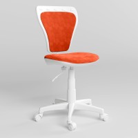 Кресло детское поворотное Новый Стиль MINISTYLE GTS WHITE P AB-17 (Оранжевый) (NWS-124314)